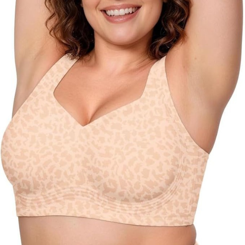 บราเล็ปท์ลายเสือดาว ไม่มีโครง  - Plunge Bra Push Up บทวิจารณ์และราคา